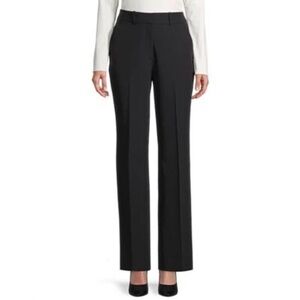 Worthington Black High-Rise Modern Trouser Pants 14 Tall 14T NWT